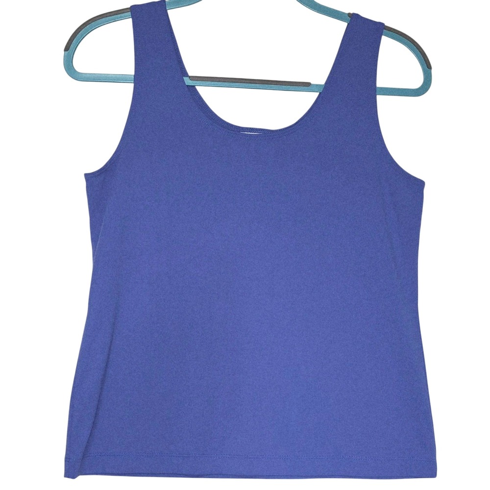 Chico's‎ Tank Top Women's 1 Size Med 3 Pack Scoop Neck Microfiber Knit Tee - Picture 8 of 16